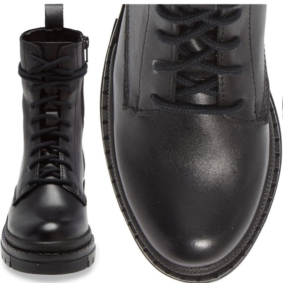 Steve Madden Jasmisyn Lace-Up Boot. Black size 6 - Picture 5 of 9